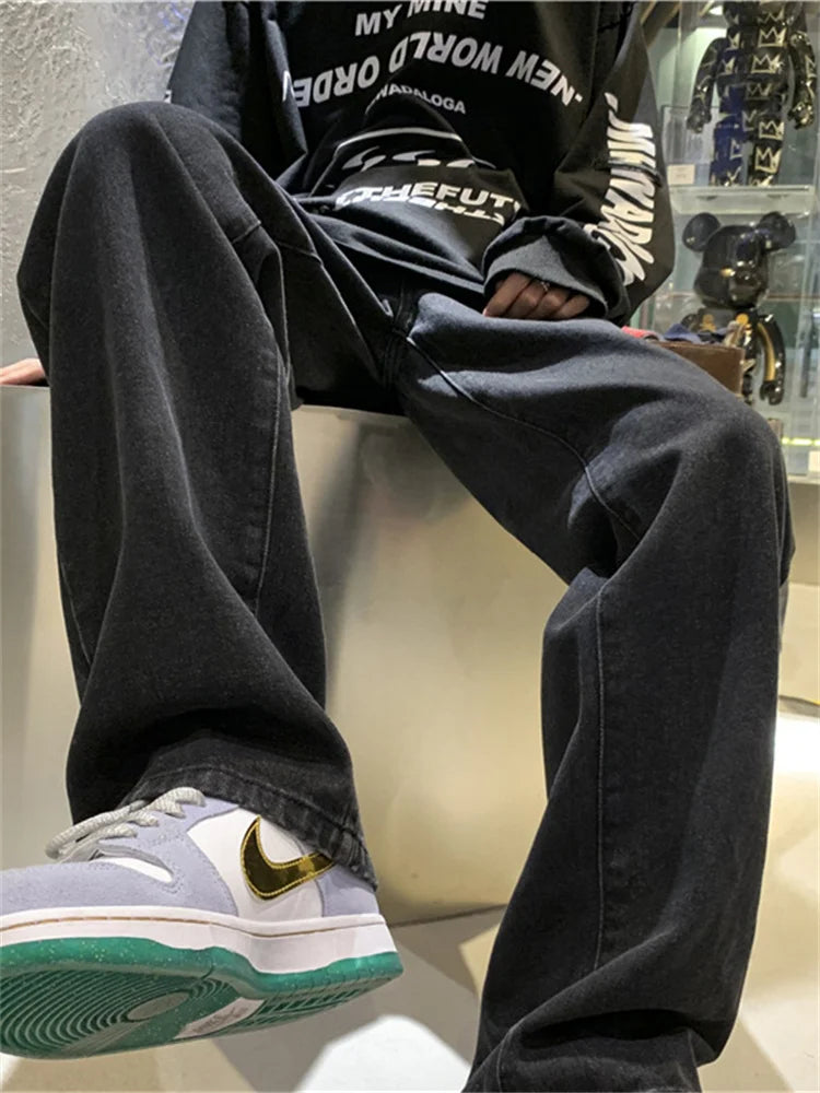 Blugi femei groși din fleece, talie încrucișată, pantaloni largi cu picior, mama femeii, drepți, vintage, blugi largi, denim 2025, pantaloni de iarnă