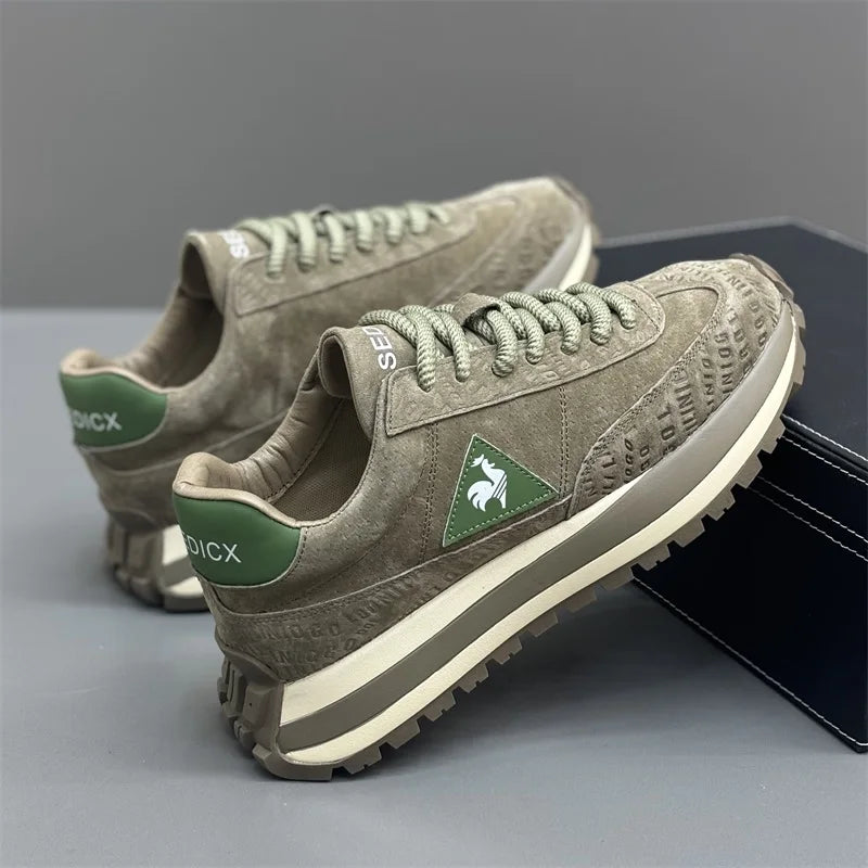 Pantofi sport pentru bărbați, pantofi sport cu un singur pas, respirabili și versatili, la modă, cu plasă, respirabili