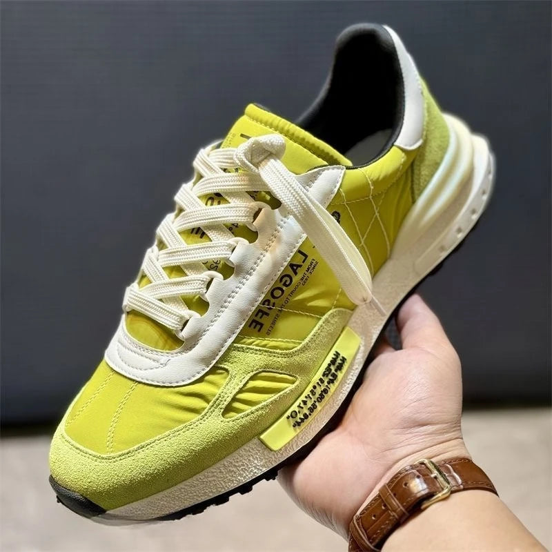 New Shoes for Men Casual Sport Shoes Europe Fashion Chunky Sneakers Street Cool Athletic Shoes