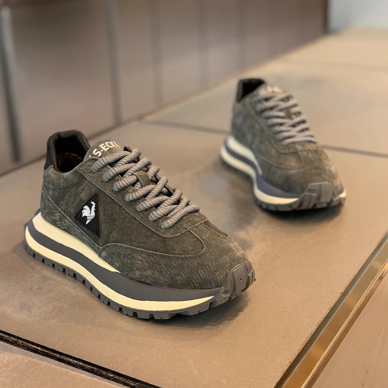 Pantofi sport pentru bărbați, pantofi sport cu un singur pas, respirabili și versatili, la modă, cu plasă, respirabili