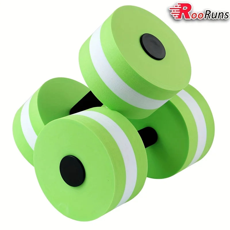 1PC High Quality EVA Water Foam Floating Dumbbell Fitness Equipments Foam Aqua Dumbbells for Swim Pool Fitness Dumbbell