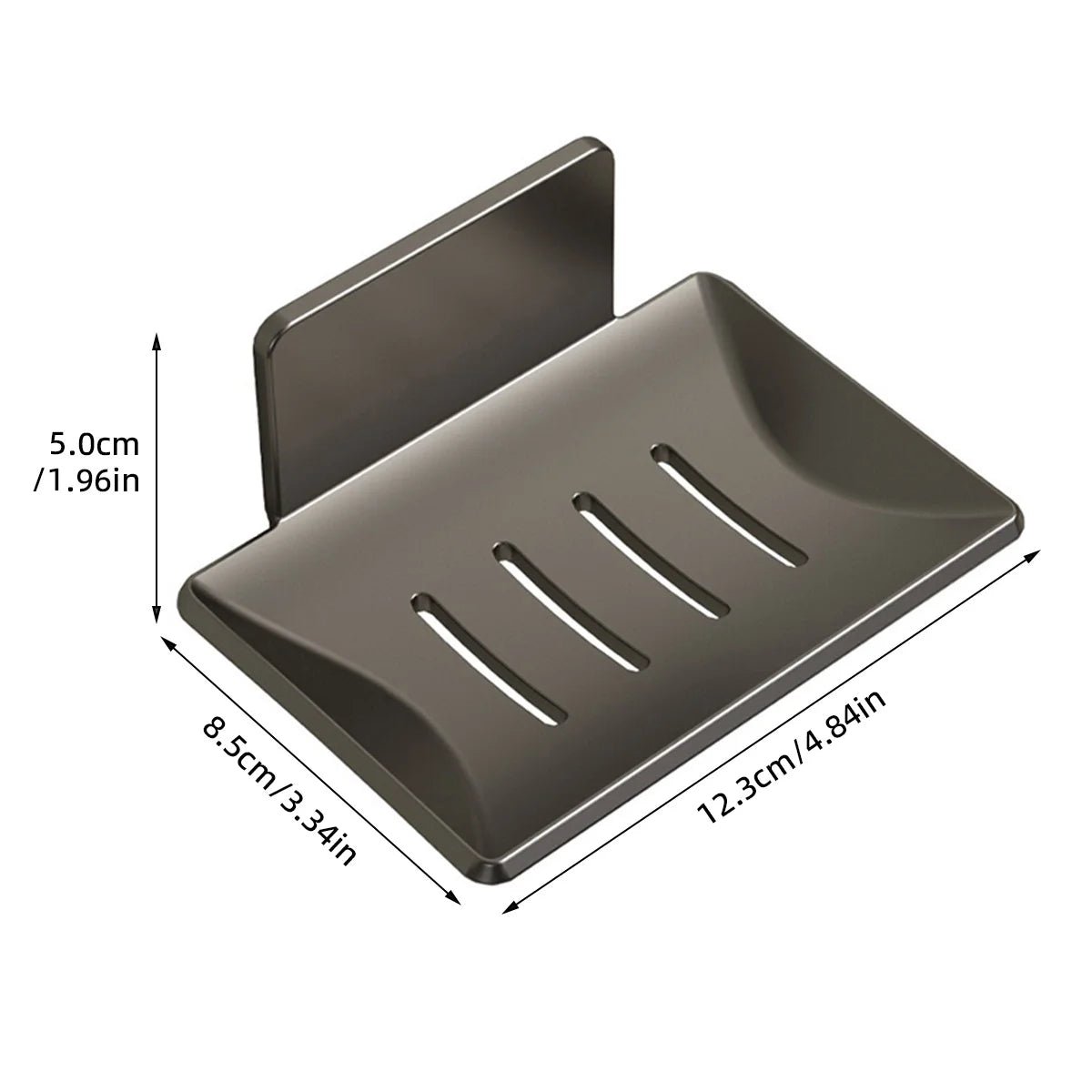 Aluminum Alloy Soap Holder Bathroom Soap Dish With Drain Water Wall Mounted Soap Box Bathroom Accessories - 𝐝𝐮𝐯𝐥𝐚𝐬𝐡𝐨𝐩.𝐜𝐨𝐦