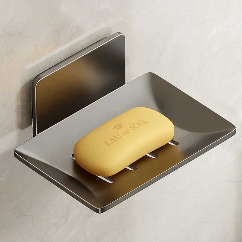 Aluminum Alloy Soap Holder Bathroom Soap Dish With Drain Water Wall Mounted Soap Box Bathroom Accessories - 𝐝𝐮𝐯𝐥𝐚𝐬𝐡𝐨𝐩.𝐜𝐨𝐦