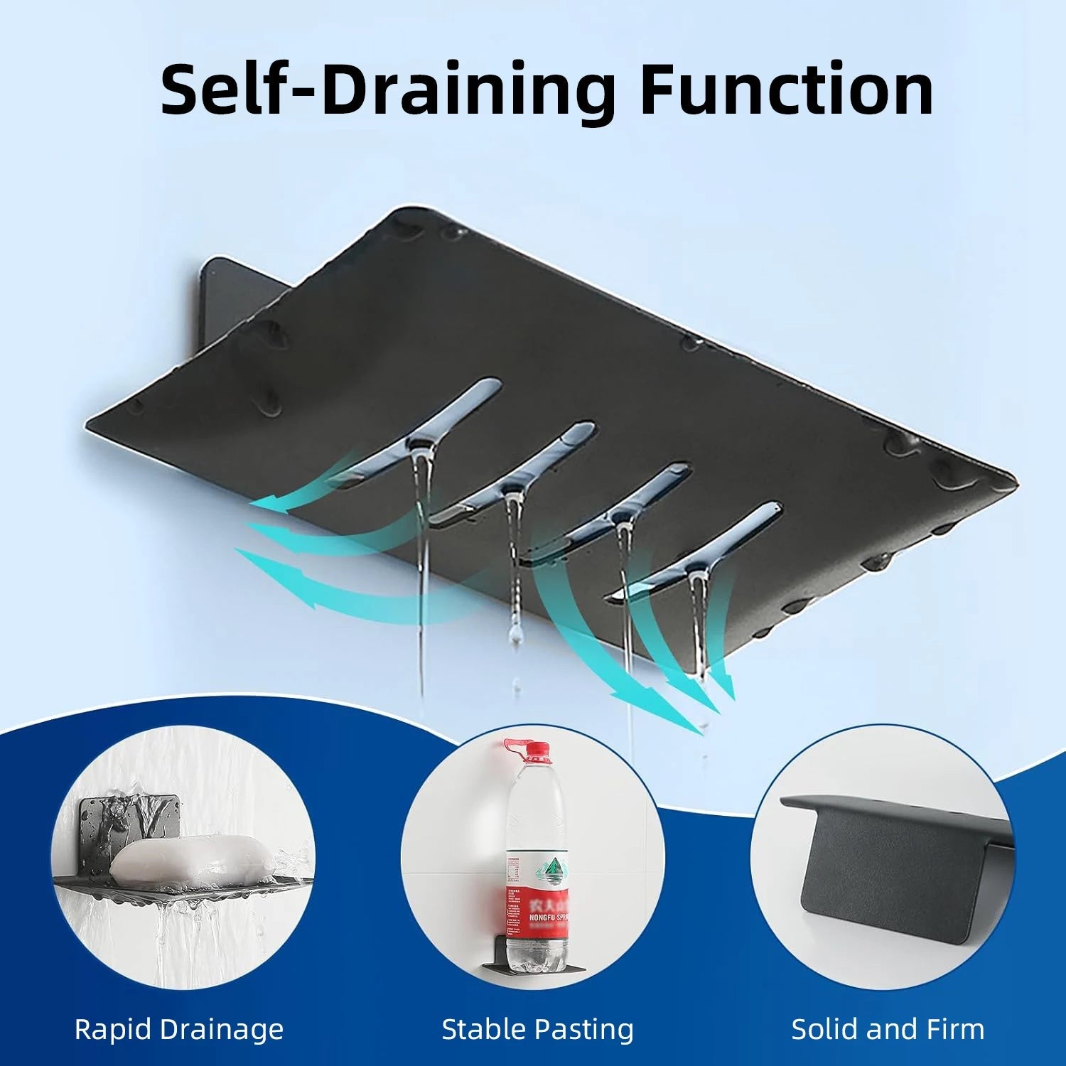 Aluminum Alloy Soap Holder Bathroom Soap Dish With Drain Water Wall Mounted Soap Box Bathroom Accessories - 𝐝𝐮𝐯𝐥𝐚𝐬𝐡𝐨𝐩.𝐜𝐨𝐦