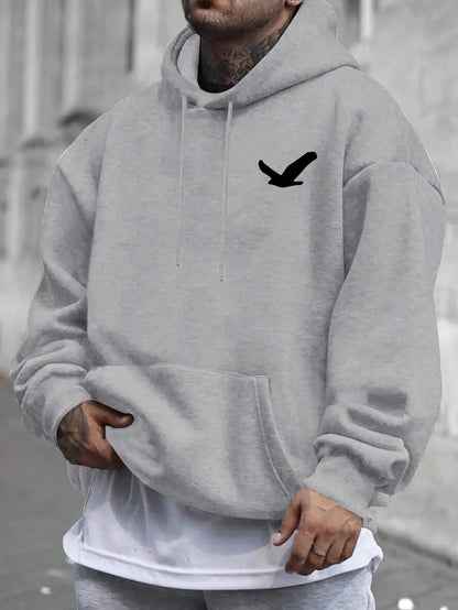 Autumn and winter men's hoodie with kangaroo cuff print, men's casual hoodie, hip - hop outdoor streetwear hoodie - 𝐃𝐔𝐕𝐋𝐀𝐒𝐇𝐎𝐏