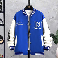 Baseball jacket, men's spring and autumn couple outfit, autumn and winter men's loose trendy brand American ins student jacket top - 𝐝𝐮𝐯𝐥𝐚𝐬𝐡𝐨𝐩.𝐜𝐨𝐦