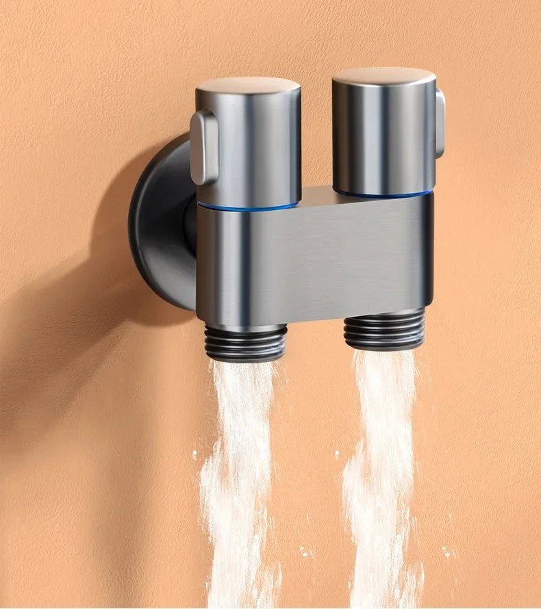 Bidet toilet sprayer set spray water bathroom handheld bidet sprayer toilet shower double outlet angle valve toilet accessories - 𝐝𝐮𝐯𝐥𝐚𝐬𝐡𝐨𝐩.𝐜𝐨𝐦