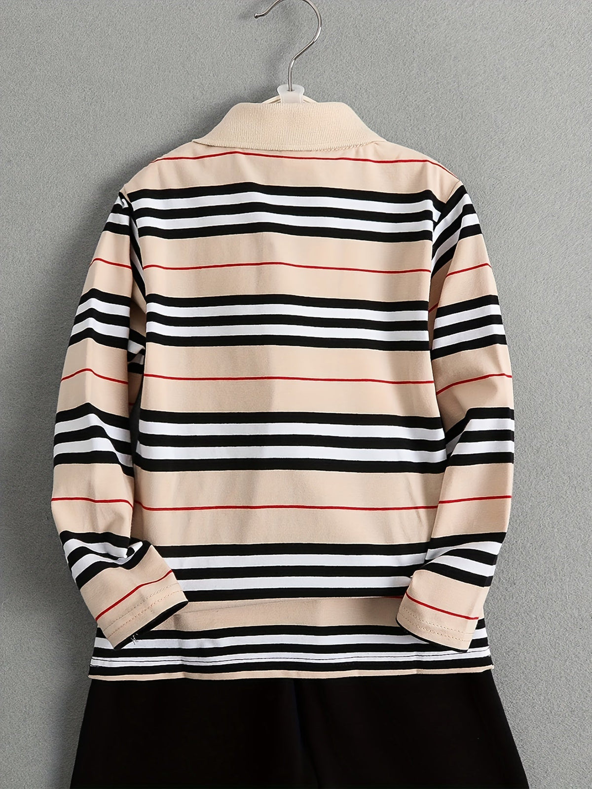 Boys' Casual Lapel Shirt Children's Top Long Sleeve T-Shirt Children's Clothing Comfortable Breathable - 𝐃𝐔𝐕𝐋𝐀𝐒𝐇𝐎𝐏