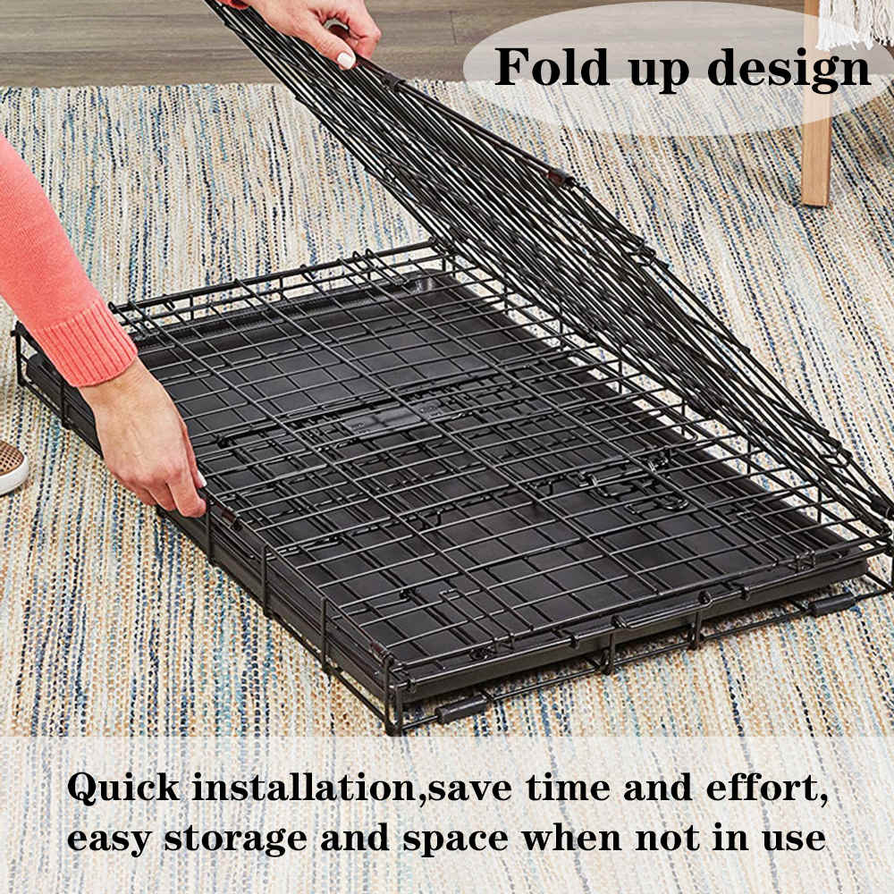 Cage Bottomless Dog Cage Small Dog Cage Teddy Pet Cat Cage Folding Dog Cage - 𝐝𝐮𝐯𝐥𝐚𝐬𝐡𝐨𝐩.𝐜𝐨𝐦