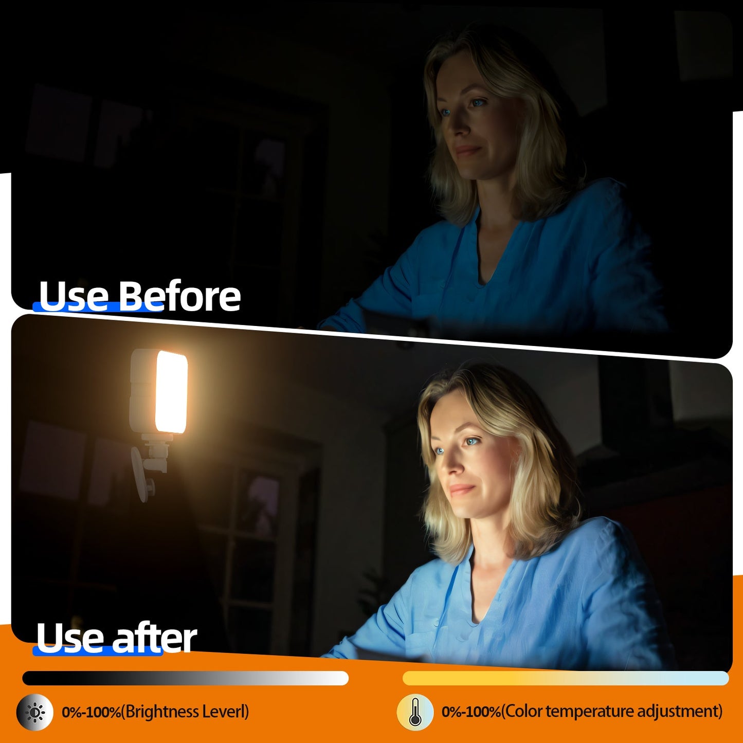 Camera pocket light atmosphere mini RGB mobile phone fill light live VLOG video conference photography light - 𝐝𝐮𝐯𝐥𝐚𝐬𝐡𝐨𝐩.𝐜𝐨𝐦