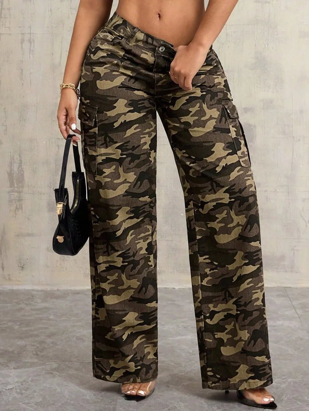 Camouflage Wide Leg Jeans - 𝐝𝐮𝐯𝐥𝐚𝐬𝐡𝐨𝐩.𝐜𝐨𝐦