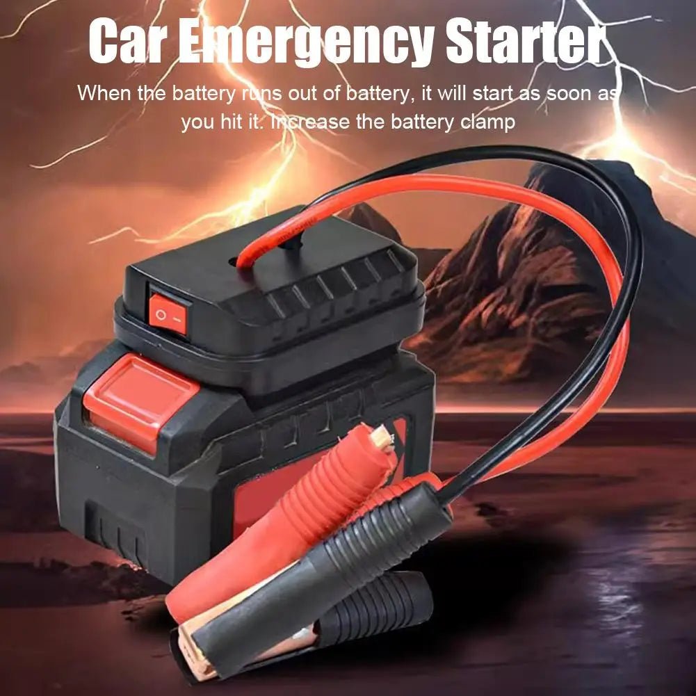 Car Lithium Battery Converter Charger Clip Auto Igniter Jump Starter For Makita Booster Cable Adapter Emergency Power DIY Tools - 𝐝𝐮𝐯𝐥𝐚𝐬𝐡𝐨𝐩.𝐜𝐨𝐦