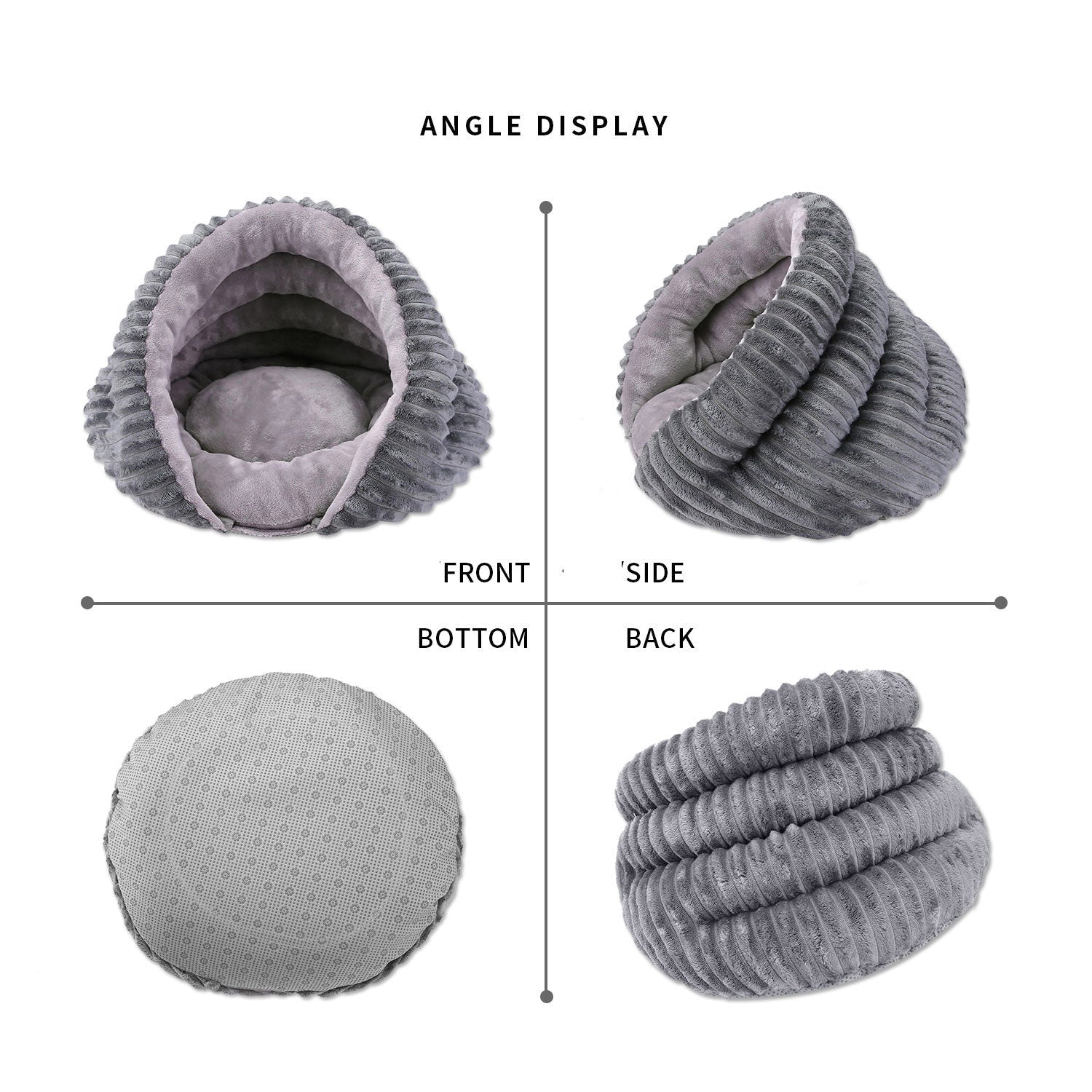 Conch Cat's Nest Creative Pet Dog's Nest Bed Small Dog Half Enclosed Removable and Washable Warm in Winter - 𝐝𝐮𝐯𝐥𝐚𝐬𝐡𝐨𝐩.𝐜𝐨𝐦