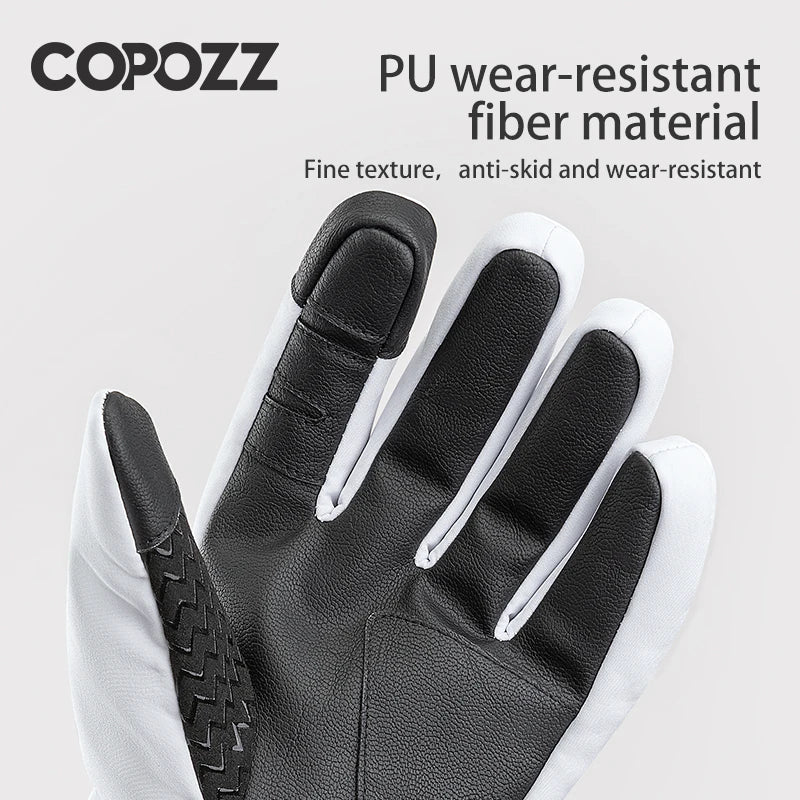 COPOZZ New Winter Men Women Ski Gloves Windproof Warm Waterproof Touch - Screen Non - slip Snowboard Snowmobile Thicken Skiing Glove - 𝐝𝐮𝐯𝐥𝐚𝐬𝐡𝐨𝐩.𝐜𝐨𝐦