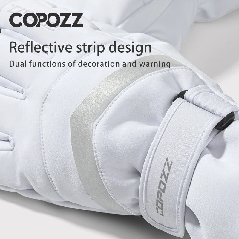 COPOZZ New Winter Men Women Ski Gloves Windproof Warm Waterproof Touch - Screen Non - slip Snowboard Snowmobile Thicken Skiing Glove - 𝐝𝐮𝐯𝐥𝐚𝐬𝐡𝐨𝐩.𝐜𝐨𝐦