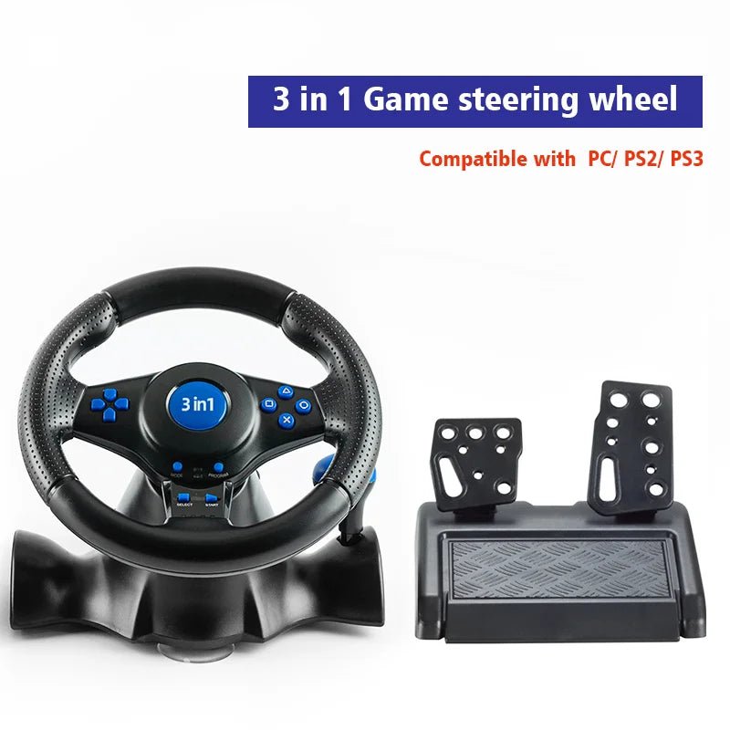 DATA FROG Racing Steering Wheel Vibration Controller Gaming Simracing Car Pedal For Switch PS2 PS3 PS4 Xbox One PC - 𝐝𝐮𝐯𝐥𝐚𝐬𝐡𝐨𝐩.𝐜𝐨𝐦