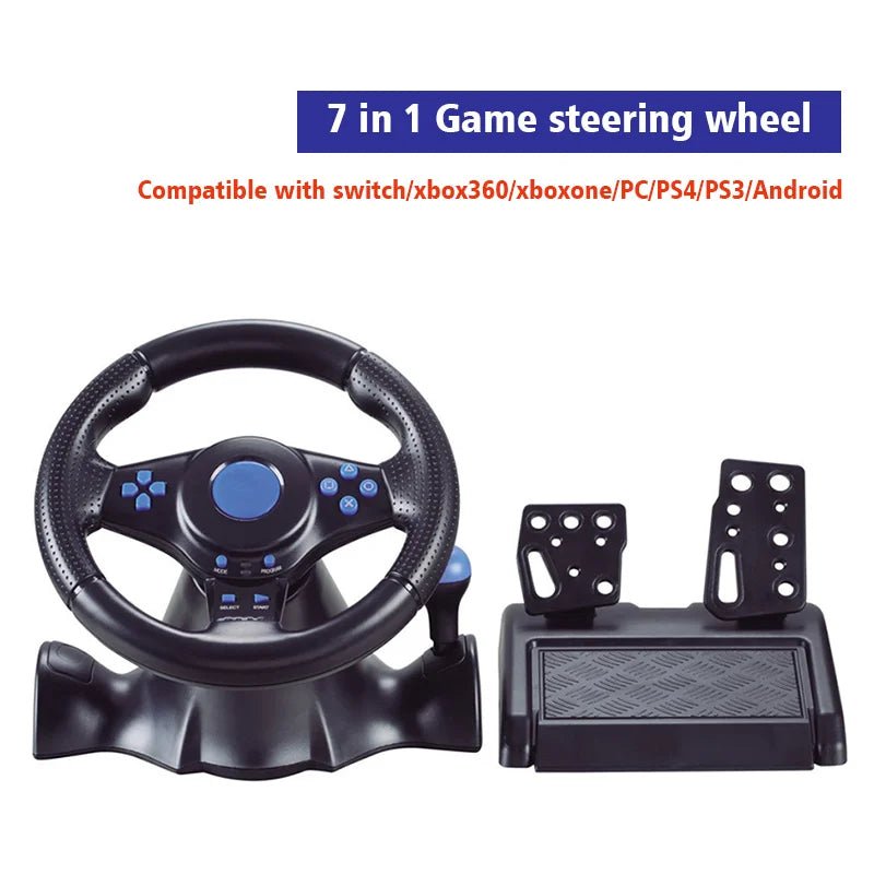 DATA FROG Racing Steering Wheel Vibration Controller Gaming Simracing Car Pedal For Switch PS2 PS3 PS4 Xbox One PC - 𝐝𝐮𝐯𝐥𝐚𝐬𝐡𝐨𝐩.𝐜𝐨𝐦