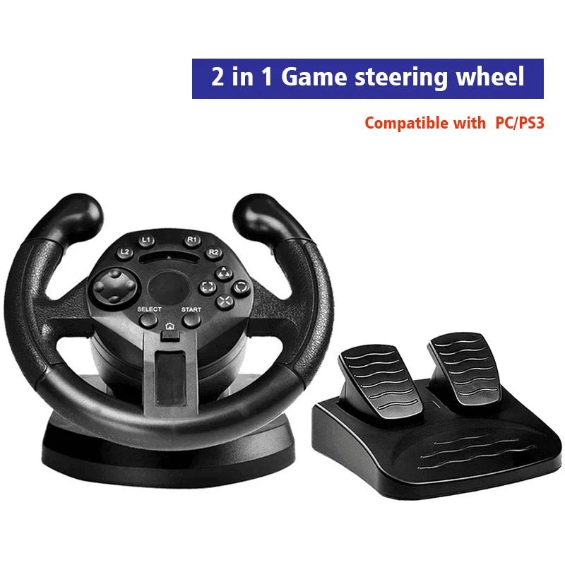 DATA FROG Racing Steering Wheel Vibration Controller Gaming Simracing Car Pedal For Switch PS2 PS3 PS4 Xbox One PC - 𝐝𝐮𝐯𝐥𝐚𝐬𝐡𝐨𝐩.𝐜𝐨𝐦