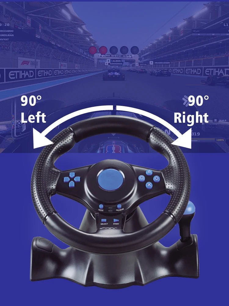 DATA FROG Racing Steering Wheel Vibration Controller Gaming Simracing Car Pedal For Switch PS2 PS3 PS4 Xbox One PC - 𝐝𝐮𝐯𝐥𝐚𝐬𝐡𝐨𝐩.𝐜𝐨𝐦
