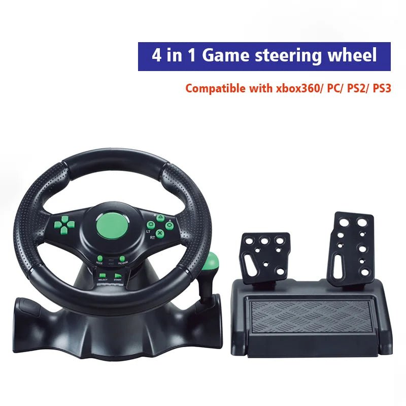 DATA FROG Racing Steering Wheel Vibration Controller Gaming Simracing Car Pedal For Switch PS2 PS3 PS4 Xbox One PC - 𝐝𝐮𝐯𝐥𝐚𝐬𝐡𝐨𝐩.𝐜𝐨𝐦
