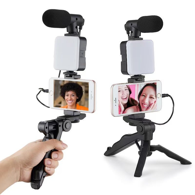 Desktop Beauty Leg Pocket Fill Light with Microphone Set Single Reflex Conference Lamp Handheld Photography with Microphone - 𝐝𝐮𝐯𝐥𝐚𝐬𝐡𝐨𝐩.𝐜𝐨𝐦