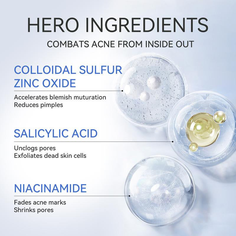 Visage avec peau propre et hydratée, représentant un soin de nettoyage et d&