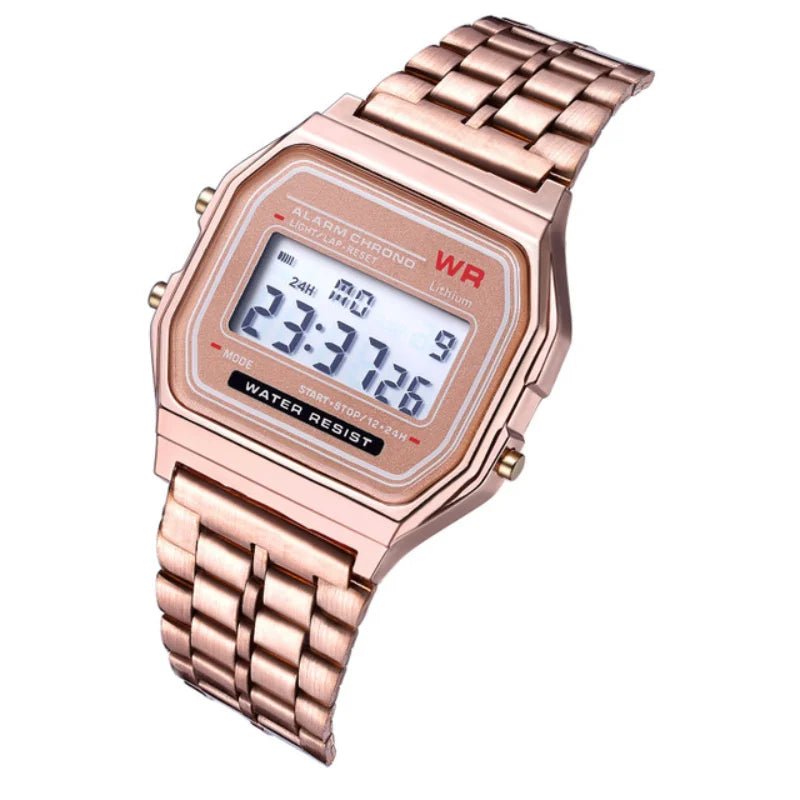 F91W Non - Waterproof Steel Band Watch For Women, Men, Business Clock, Multi - Functional LED Digital Sports Watch, Electronic Clock - 𝐝𝐮𝐯𝐥𝐚𝐬𝐡𝐨𝐩.𝐜𝐨𝐦