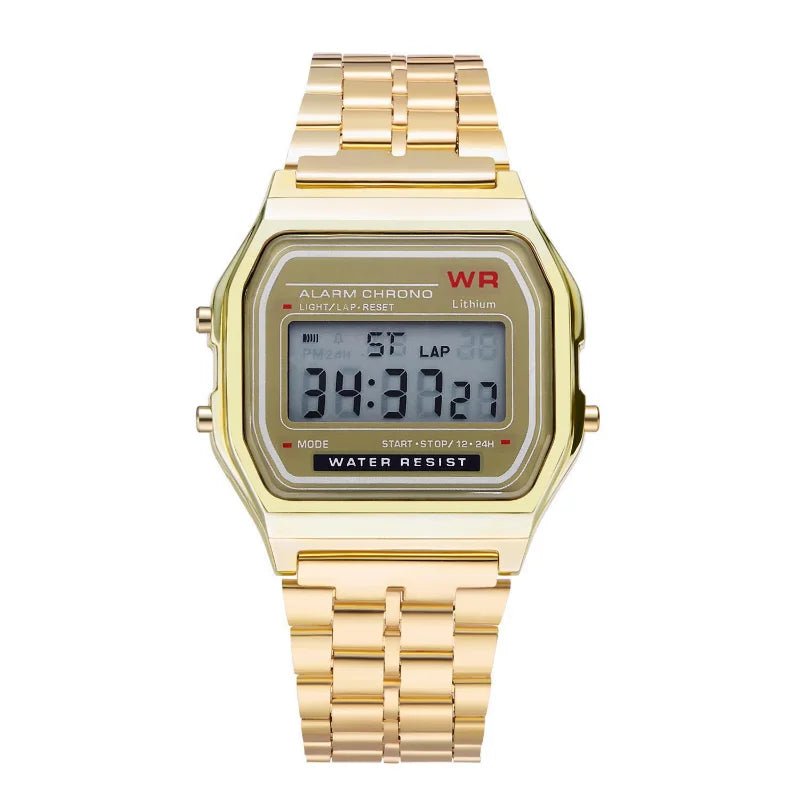 F91W Non - Waterproof Steel Band Watch For Women, Men, Business Clock, Multi - Functional LED Digital Sports Watch, Electronic Clock - 𝐝𝐮𝐯𝐥𝐚𝐬𝐡𝐨𝐩.𝐜𝐨𝐦
