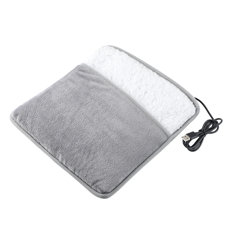 Foot Warmer USB Foot Heater Electric Foot Heating Pad Fast Heating Soft Plush Electric Foot Warmer for Home Heated Feet Warmer - 𝐝𝐮𝐯𝐥𝐚𝐬𝐡𝐨𝐩.𝐜𝐨𝐦