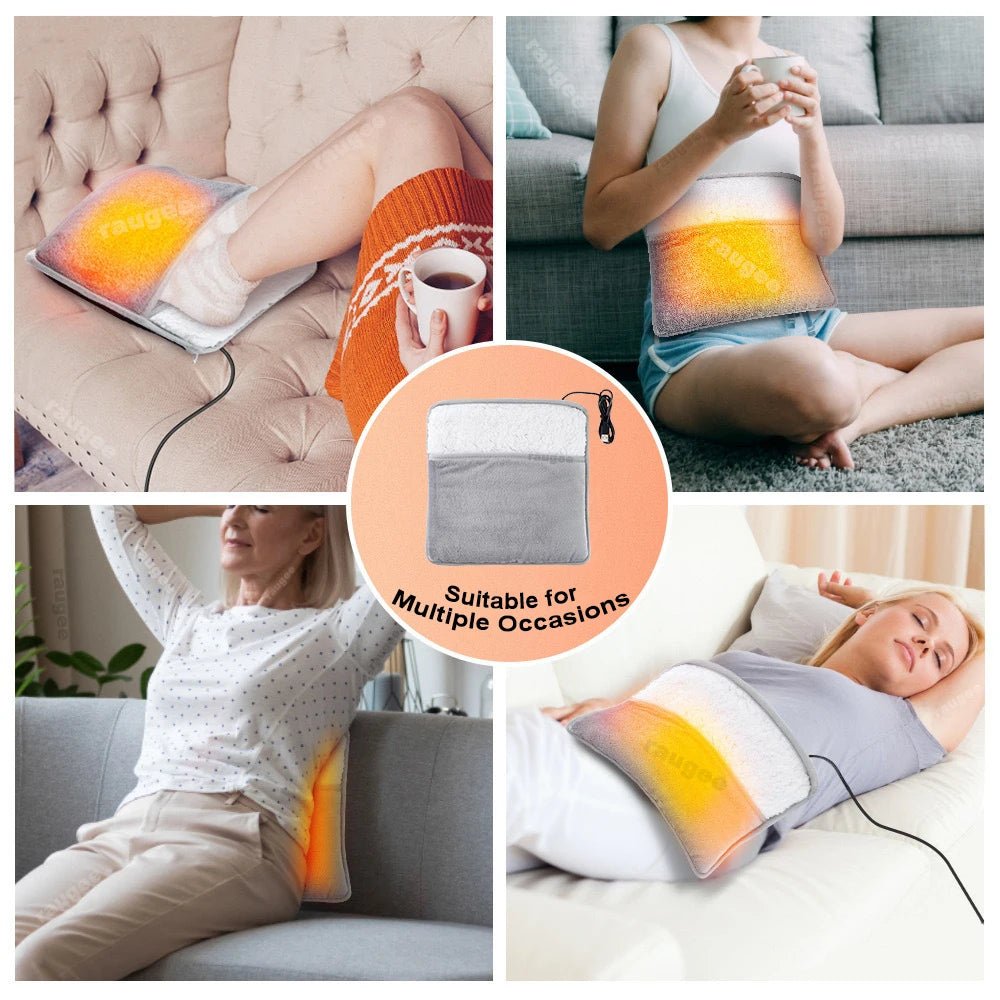 Foot Warmer USB Foot Heater Electric Foot Heating Pad Fast Heating Soft Plush Electric Foot Warmer for Home Heated Feet Warmer - 𝐝𝐮𝐯𝐥𝐚𝐬𝐡𝐨𝐩.𝐜𝐨𝐦