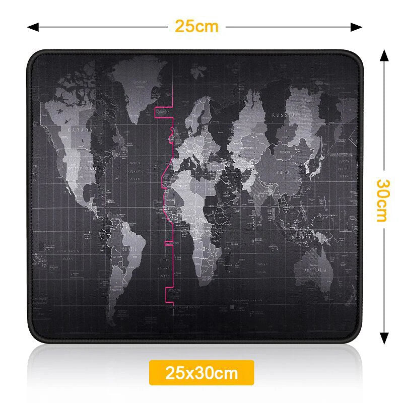 Gaming Mouse Pad Computer Mousepad Large Mouse Pad Gamer RGB World Map Big Mouse Carpet PC Desk RGB Mat - 𝐃𝐔𝐕𝐋𝐀𝐒𝐇𝐎𝐏