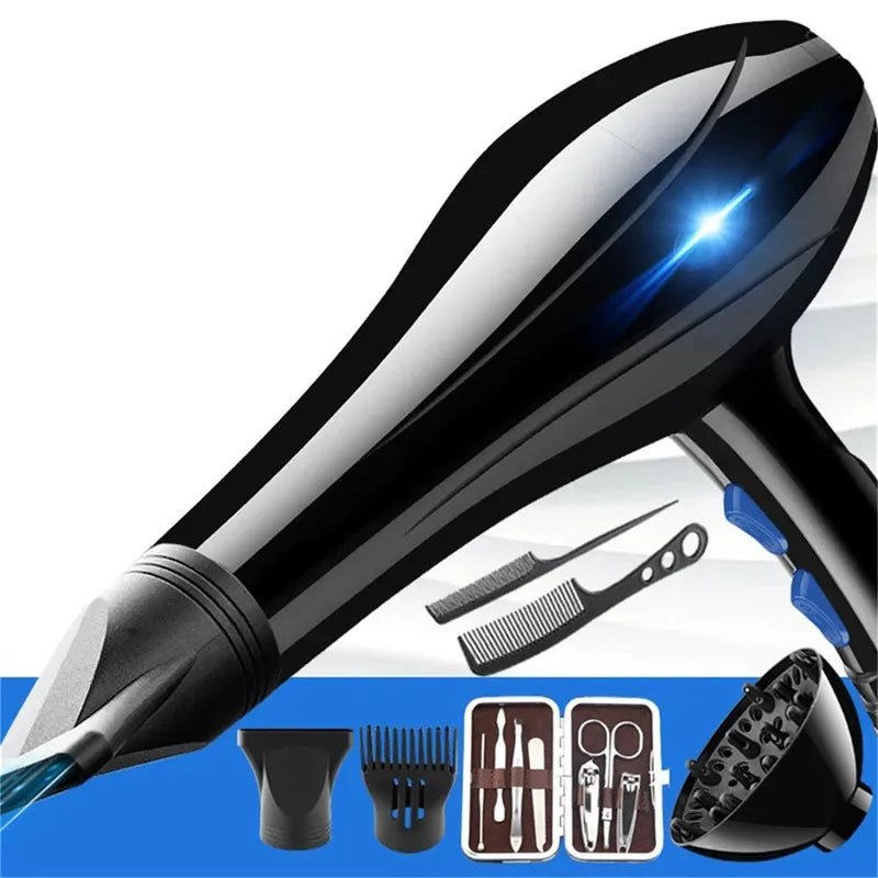 Hair Dryer 2200W Professional Powerful Hair Dryer Fast Heating Hot And Cold Adjustment Ionic Air Blow Dryer with Air Collecting - 𝐝𝐮𝐯𝐥𝐚𝐬𝐡𝐨𝐩.𝐜𝐨𝐦