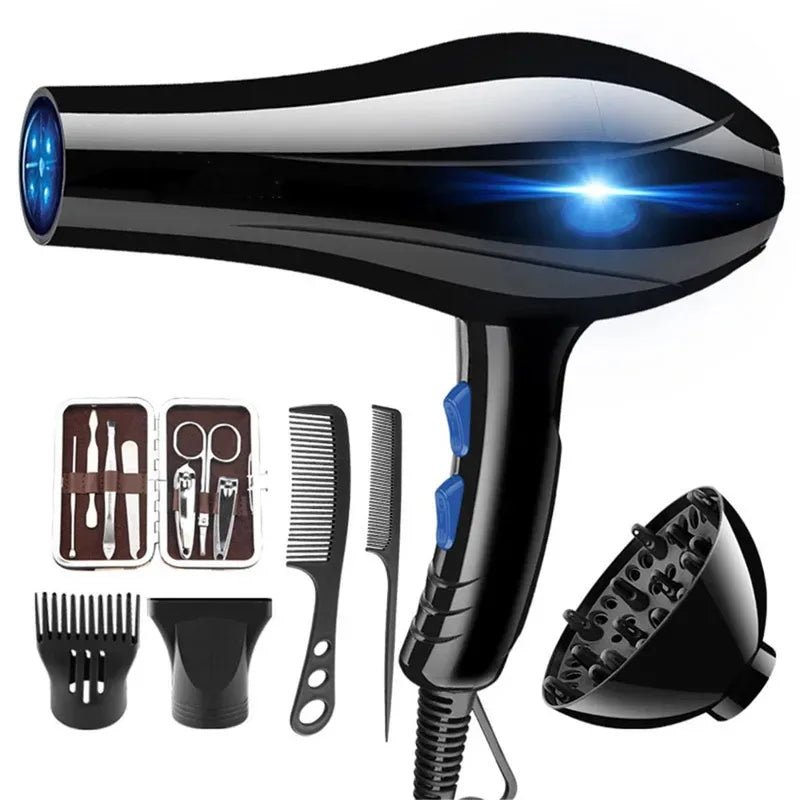 Hair Dryer 2200W Professional Powerful Hair Dryer Fast Heating Hot And Cold Adjustment Ionic Air Blow Dryer with Air Collecting - 𝐝𝐮𝐯𝐥𝐚𝐬𝐡𝐨𝐩.𝐜𝐨𝐦