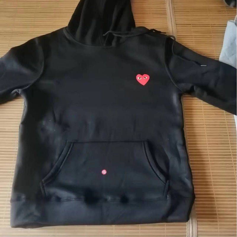 Heart Pattern Couple Hoodie Unisex Autumn Winter Fleece Lined Jacket with Love Design Plus Size Sweatshirt - 𝐝𝐮𝐯𝐥𝐚𝐬𝐡𝐨𝐩.𝐜𝐨𝐦