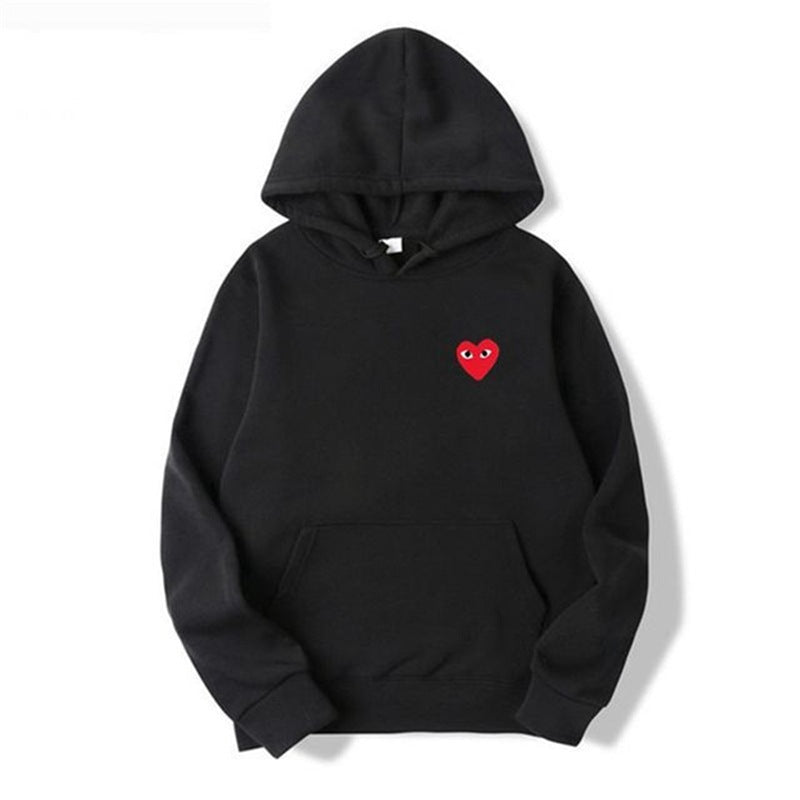 Heart Pattern Couple Hoodie Unisex Autumn Winter Fleece Lined Jacket with Love Design Plus Size Sweatshirt - 𝐝𝐮𝐯𝐥𝐚𝐬𝐡𝐨𝐩.𝐜𝐨𝐦