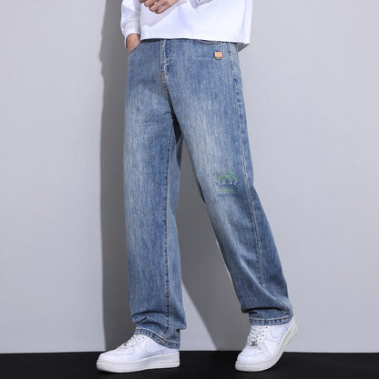 High Quality New Classic Retro Men's Jeans Cotton Casual Straight Fit Stretch Fashion Work Denim Trousers Male Autumn Winter - 𝐝𝐮𝐯𝐥𝐚𝐬𝐡𝐨𝐩.𝐜𝐨𝐦