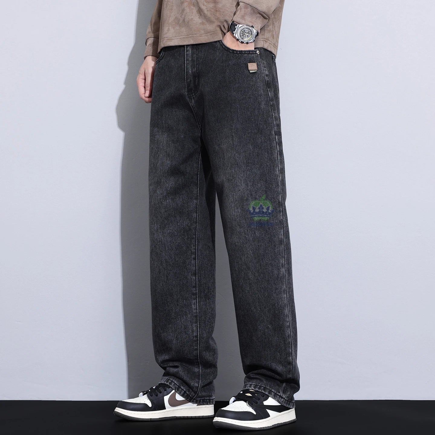High Quality New Classic Retro Men's Jeans Cotton Casual Straight Fit Stretch Fashion Work Denim Trousers Male Autumn Winter - 𝐝𝐮𝐯𝐥𝐚𝐬𝐡𝐨𝐩.𝐜𝐨𝐦