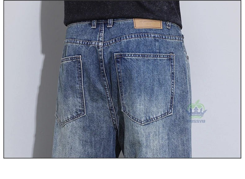High Quality New Classic Retro Men's Jeans Cotton Casual Straight Fit Stretch Fashion Work Denim Trousers Male Autumn Winter - 𝐝𝐮𝐯𝐥𝐚𝐬𝐡𝐨𝐩.𝐜𝐨𝐦
