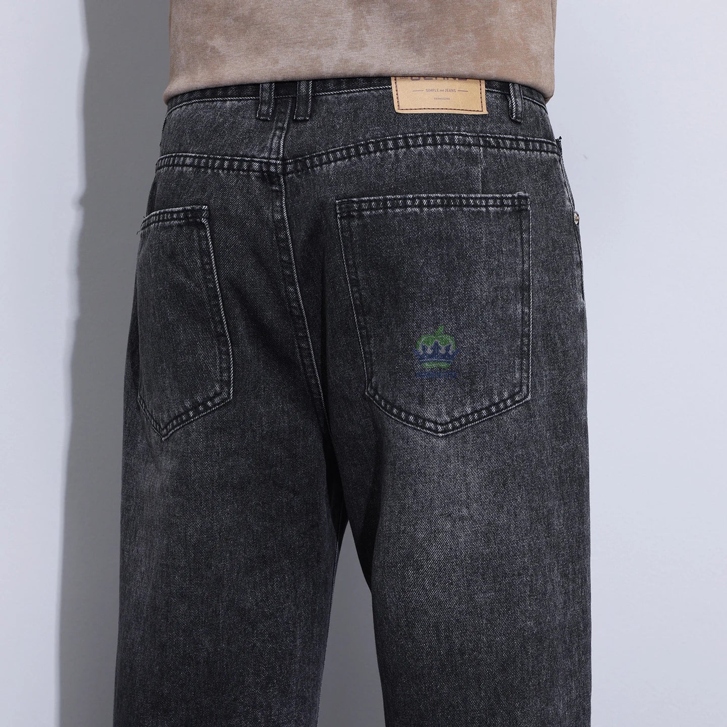 High Quality New Classic Retro Men's Jeans Cotton Casual Straight Fit Stretch Fashion Work Denim Trousers Male Autumn Winter - 𝐃𝐔𝐕𝐋𝐀𝐒𝐇𝐎𝐏