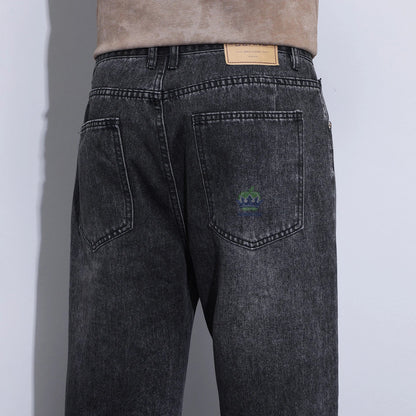 High Quality New Classic Retro Men's Jeans Cotton Casual Straight Fit Stretch Fashion Work Denim Trousers Male Autumn Winter - 𝐃𝐔𝐕𝐋𝐀𝐒𝐇𝐎𝐏