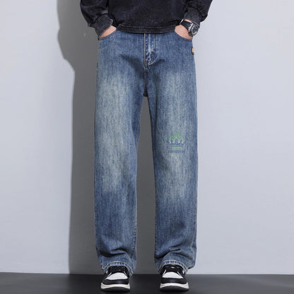 High Quality New Classic Retro Men's Jeans Cotton Casual Straight Fit Stretch Fashion Work Denim Trousers Male Autumn Winter - 𝐃𝐔𝐕𝐋𝐀𝐒𝐇𝐎𝐏