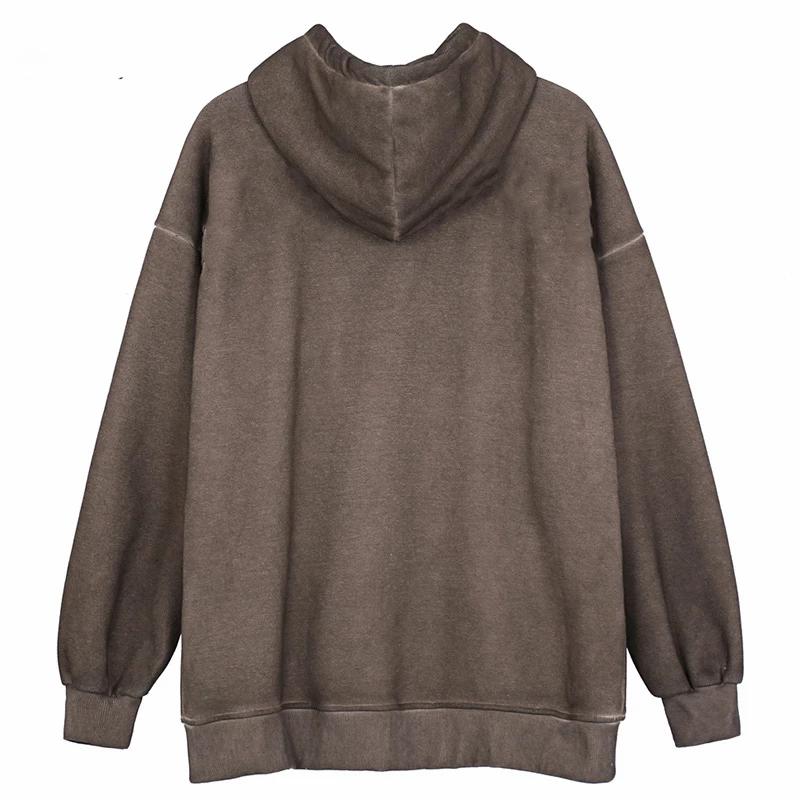 Hip Hop Streetwear Women Hoodies Goth Angel Dark Print Zipper Jacket Coat - 𝐃𝐔𝐕𝐋𝐀𝐒𝐇𝐎𝐏