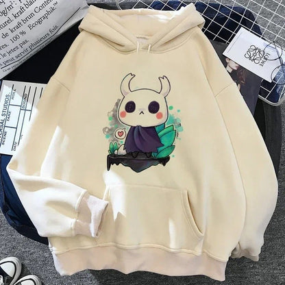 Hollow Knight Hoodies Men Korea Ulzzang Grunge Y2k Aesthetic - 𝐃𝐔𝐕𝐋𝐀𝐒𝐇𝐎𝐏