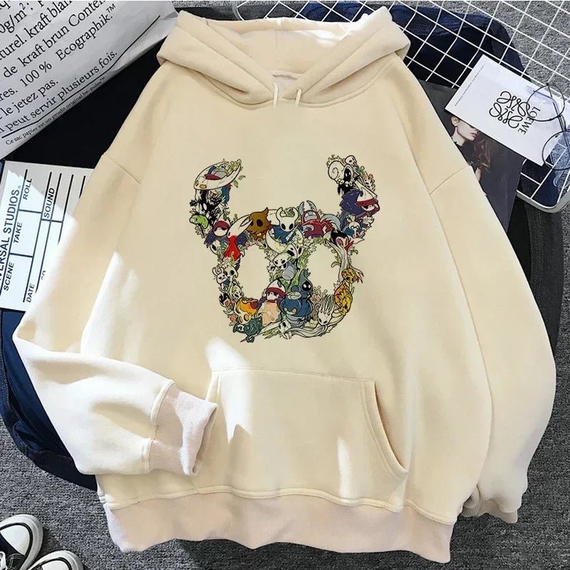 Hollow Knight Hoodies Men Korea Ulzzang Grunge Y2k Aesthetic - 𝐃𝐔𝐕𝐋𝐀𝐒𝐇𝐎𝐏