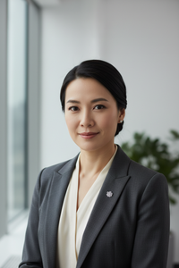 image dune femme serieux et satifait