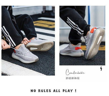 Ins super hot summer new men's and women's flying sports casual breathable coconut luminous running shoes children's shoes - 𝐝𝐮𝐯𝐥𝐚𝐬𝐡𝐨𝐩.𝐜𝐨𝐦