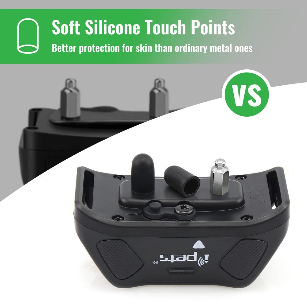 Ipets 618 - 1 New arrival! Dog shock collar bright color Remote 800M Waterproof and Rechargeable electric collar for dogs - 𝐝𝐮𝐯𝐥𝐚𝐬𝐡𝐨𝐩.𝐜𝐨𝐦