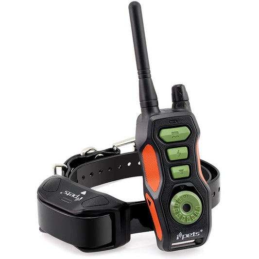 Ipets 618 - 1 New arrival! Dog shock collar bright color Remote 800M Waterproof and Rechargeable electric collar for dogs - 𝐝𝐮𝐯𝐥𝐚𝐬𝐡𝐨𝐩.𝐜𝐨𝐦