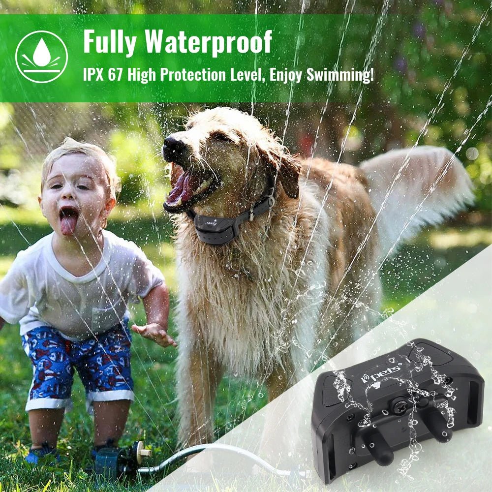 Ipets 618 - 1 New arrival! Dog shock collar bright color Remote 800M Waterproof and Rechargeable electric collar for dogs - 𝐝𝐮𝐯𝐥𝐚𝐬𝐡𝐨𝐩.𝐜𝐨𝐦