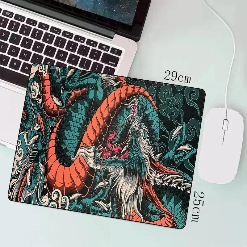 Japanese Dragon Large XXL Gaming Mousepad 900x400 700x300 Speed Desk Mat Anime Theme Keyboard Gamer Mouse Pad for Esports - 𝐃𝐔𝐕𝐋𝐀𝐒𝐇𝐎𝐏